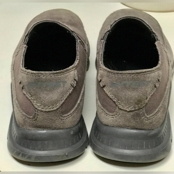 Men’s 9 Steel Toe Suede Canvas HYTEST Memory Foam Slip On Work Shoes main image 7